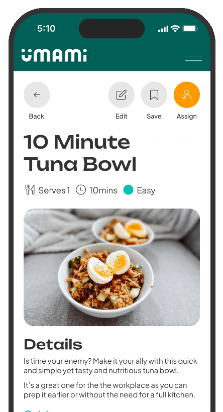 A preview of recipes